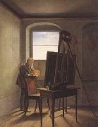 Georg Friedrich Kersting Caspar David Friedrich in his Studio (mk22) china oil painting reproduction